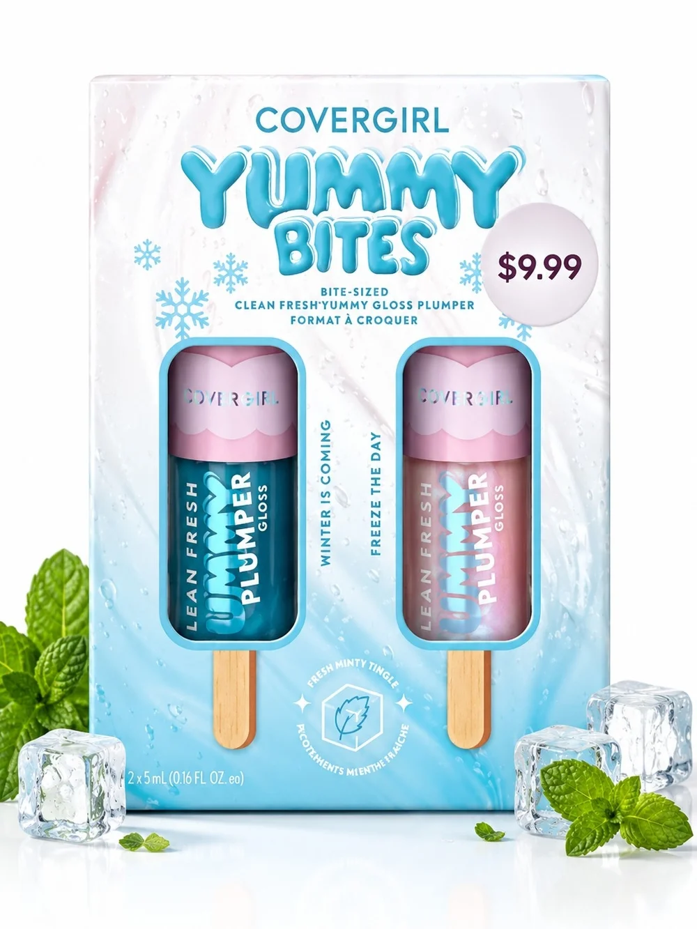 $7 Add On When Bundled with $8+ CoverGirl Yummy Bites Gloss Plumper 2 Pack